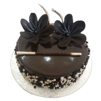 "Pure Chocolate Cake -1 kg (Express Delivery) - Click here to View more details about this Product